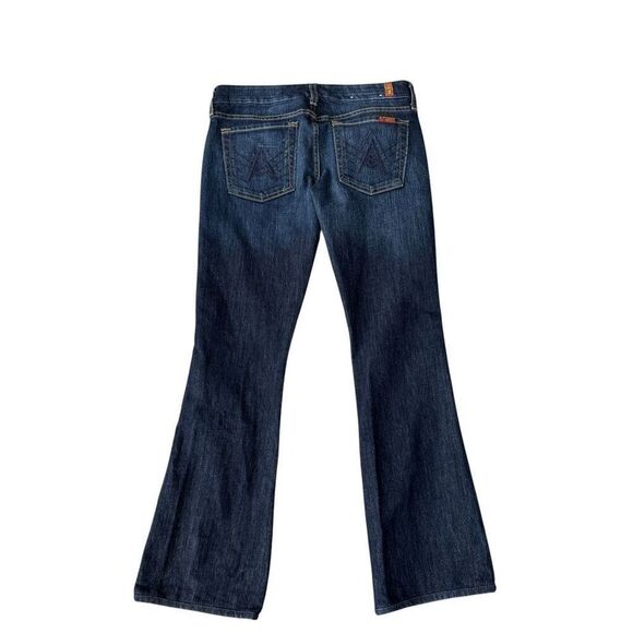 7 For All Mankind A-Pocket Flare Denim Jeans Women’s size 27 - Picture 2 of 7